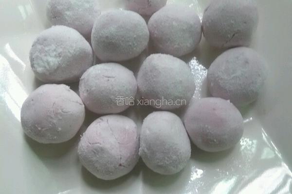 紫薯糖不甩的做法图解1