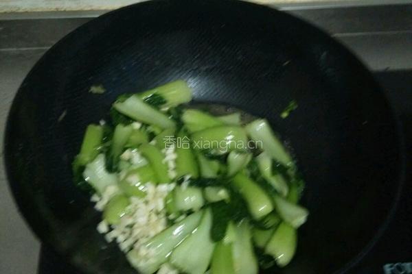蒜蓉小油菜的做法图解5