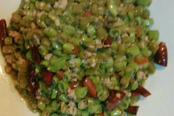 肉末酸豆角的做法图解5