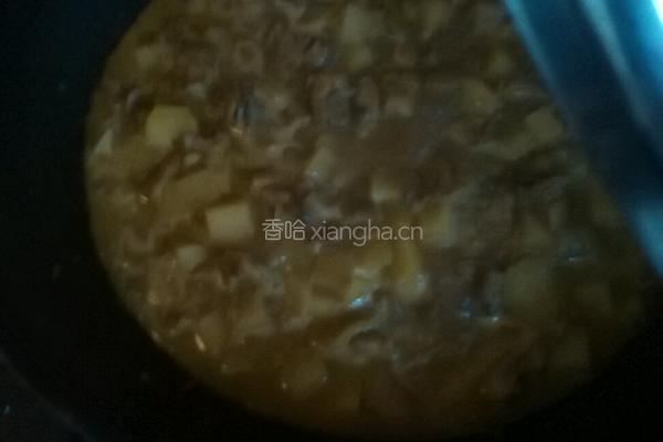 咖喱土豆鸡肉饭的做法图解8