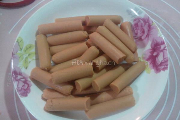 南瓜火腿肠花卷的做法图解5