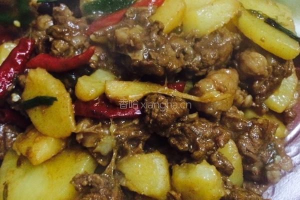 土豆烧牛肉的做法图解7