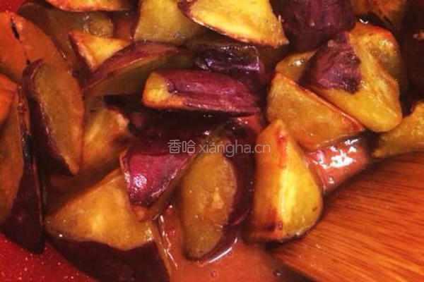 蜜汁红薯的做法图解11