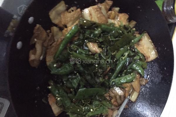 尖椒回锅肉的做法图解6