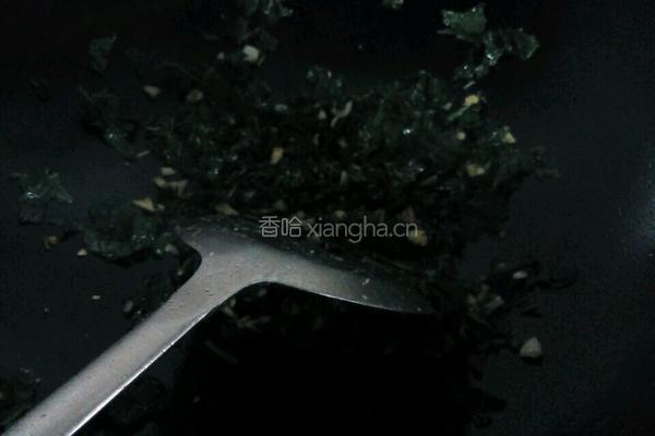 紫苏炒花甲的做法图解9
