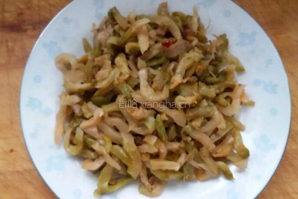 肉丝榨菜的做法图解2