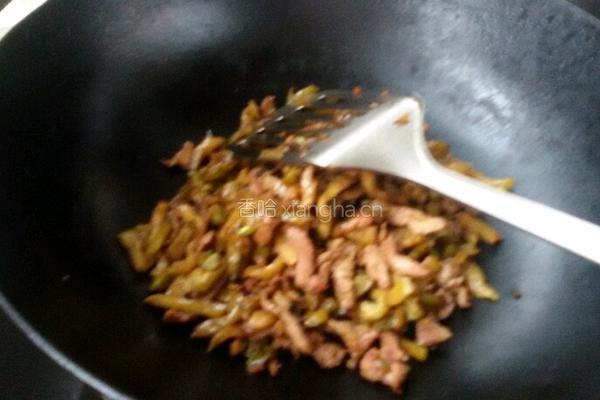 肉丝榨菜的做法图解4