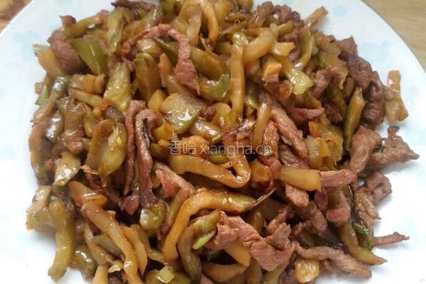 肉丝榨菜的做法图解5