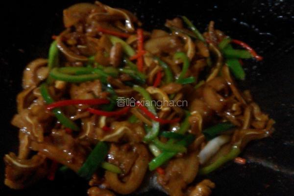 炒猪耳的做法图解6