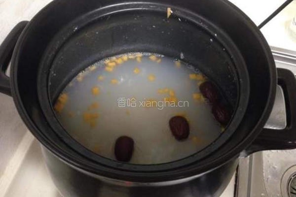 糯米南瓜粥的做法图解5