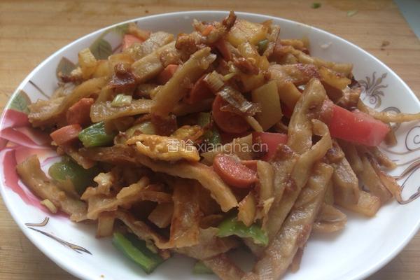 土豆炒油饼的做法图解11