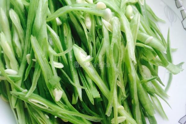 清炒刀豆的做法图解2