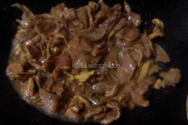 炒猪舌的做法图解4