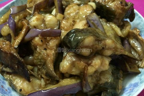 鲶鱼焖茄子的做法图解7