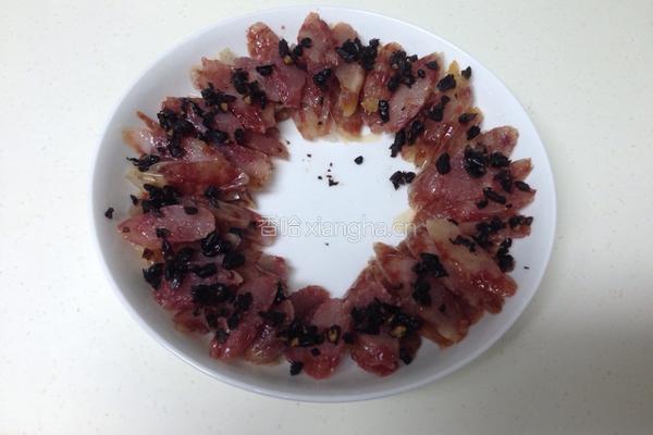 豆豉香肠蒸蛋的做法图解5
