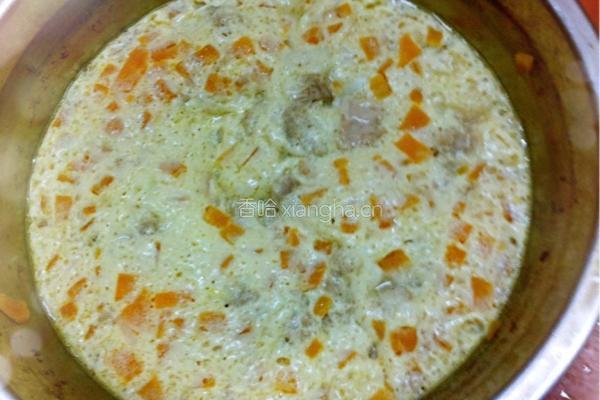 肉蒸蛋的做法图解5