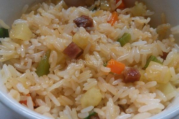 腊肉土豆饭的做法图解11