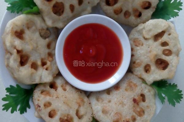 香脆莲藕夹的做法图解4