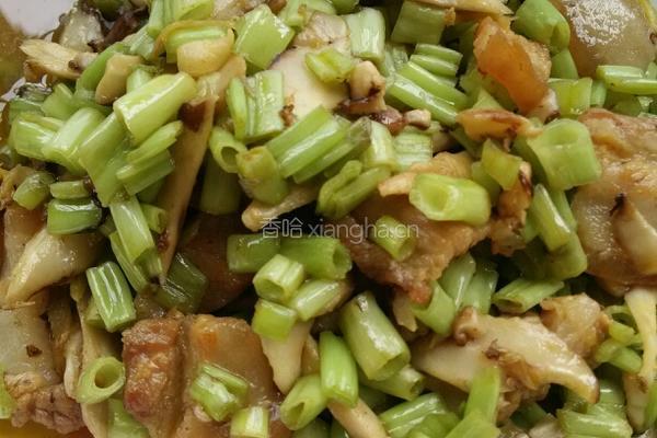 炒空心菜杆的做法图解5