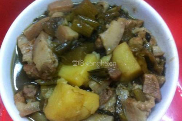 咸菜铺猪肉的做法图解7