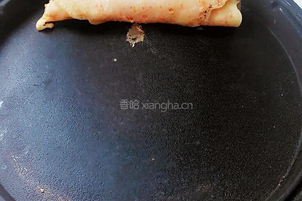 胡萝卜虾皮厚蛋烧的做法图解4