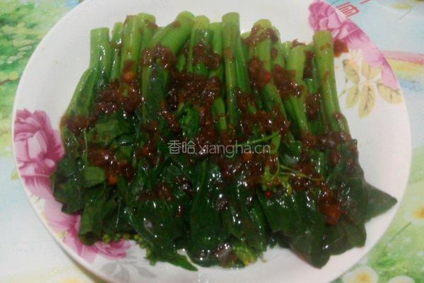 葱香菜心的做法图解7