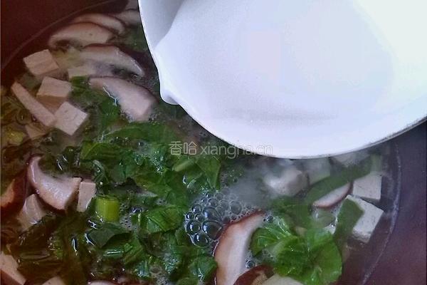 香菇豆腐羹的做法图解8