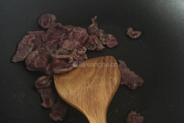 酸白菜炒牛肉的做法图解2