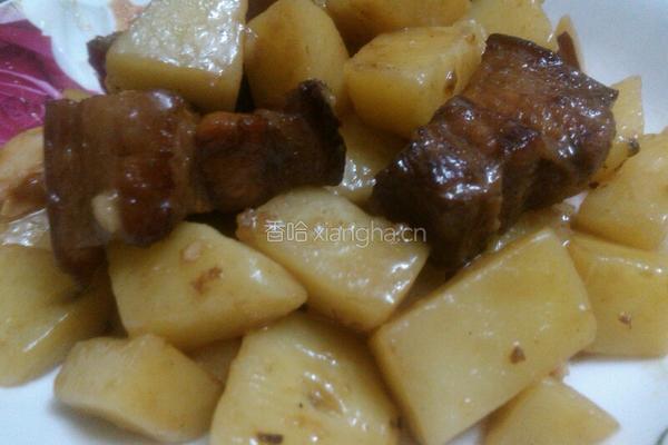 家常腩肉炆土豆的做法图解6