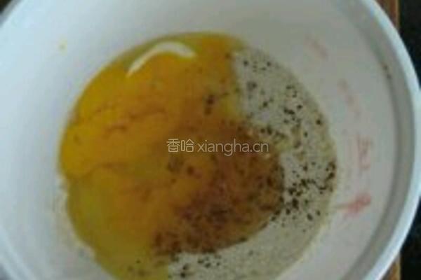 苋菜鸡蛋饼的做法图解2