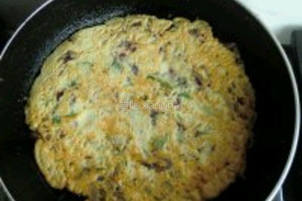 苋菜鸡蛋饼的做法图解6