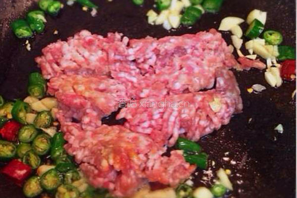 榨菜丝炒肉末的做法图解4
