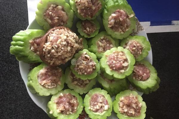 苦瓜酿肉的做法图解6