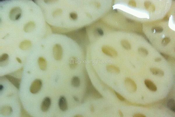 水煮莲藕的做法图解3