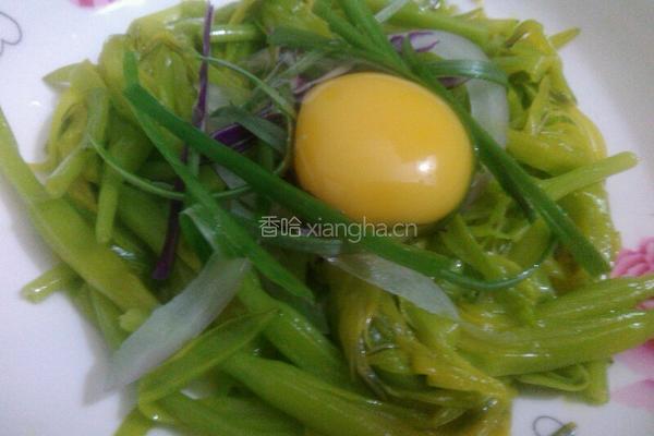 肉碎窝蛋黄花菜的做法图解6