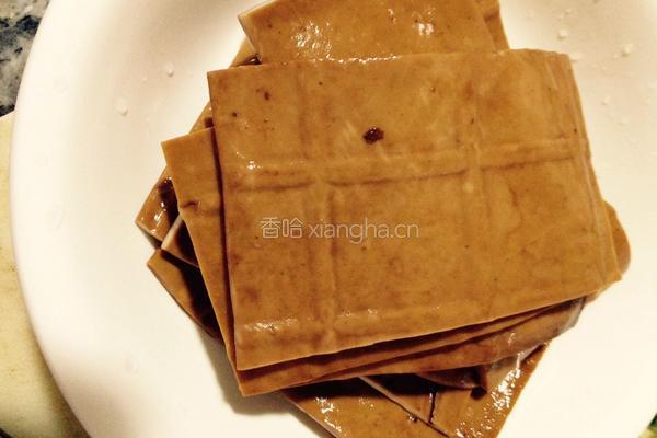 凉拌豆腐香干的做法图解1