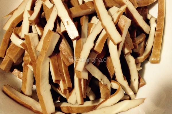 凉拌豆腐香干的做法图解3