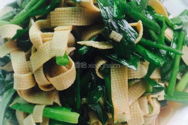 韭菜炒千张的做法图解5