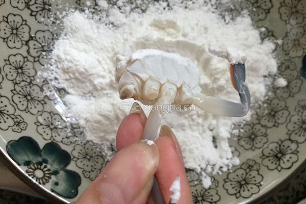 姜葱香辣蟹的做法图解4