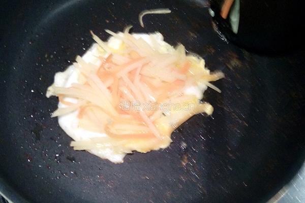 肉松土豆鸡蛋饼的做法图解8