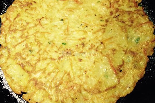 蔬菜煎饼的做法图解7