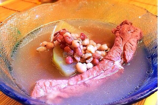 红豆薏米冬瓜排骨汤