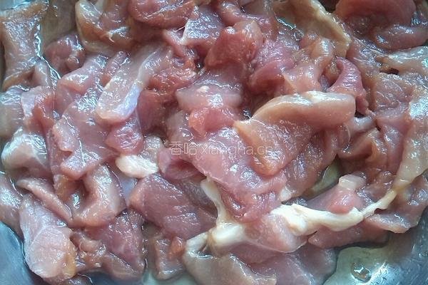 白豆角炒肉的做法图解1