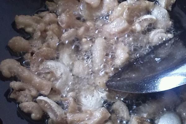 白豆角炒肉的做法图解2