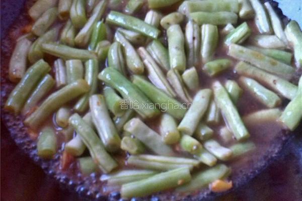 白豆角炒肉的做法图解8