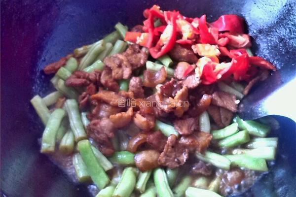 白豆角炒肉的做法图解9