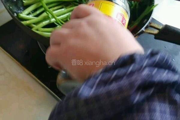 蒜香空心菜的做法图解5