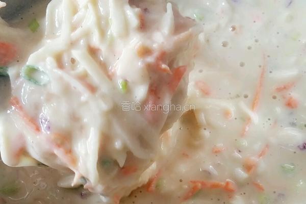 土豆丝鸡蛋摊饼的做法图解6