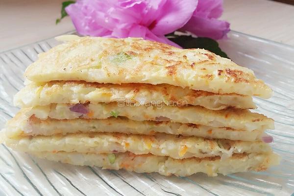土豆丝鸡蛋摊饼的做法图解11