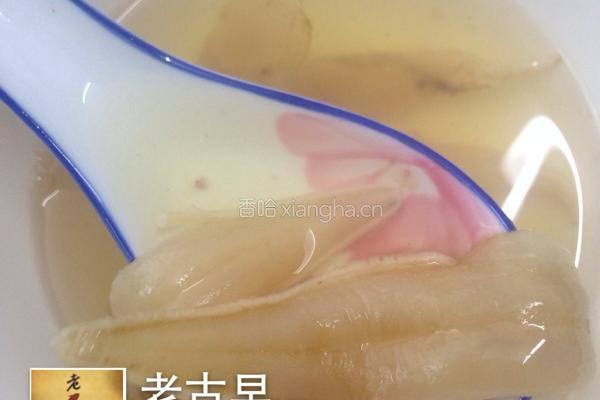 老金龙鱼胶，花胶炖洋参的做法图解4